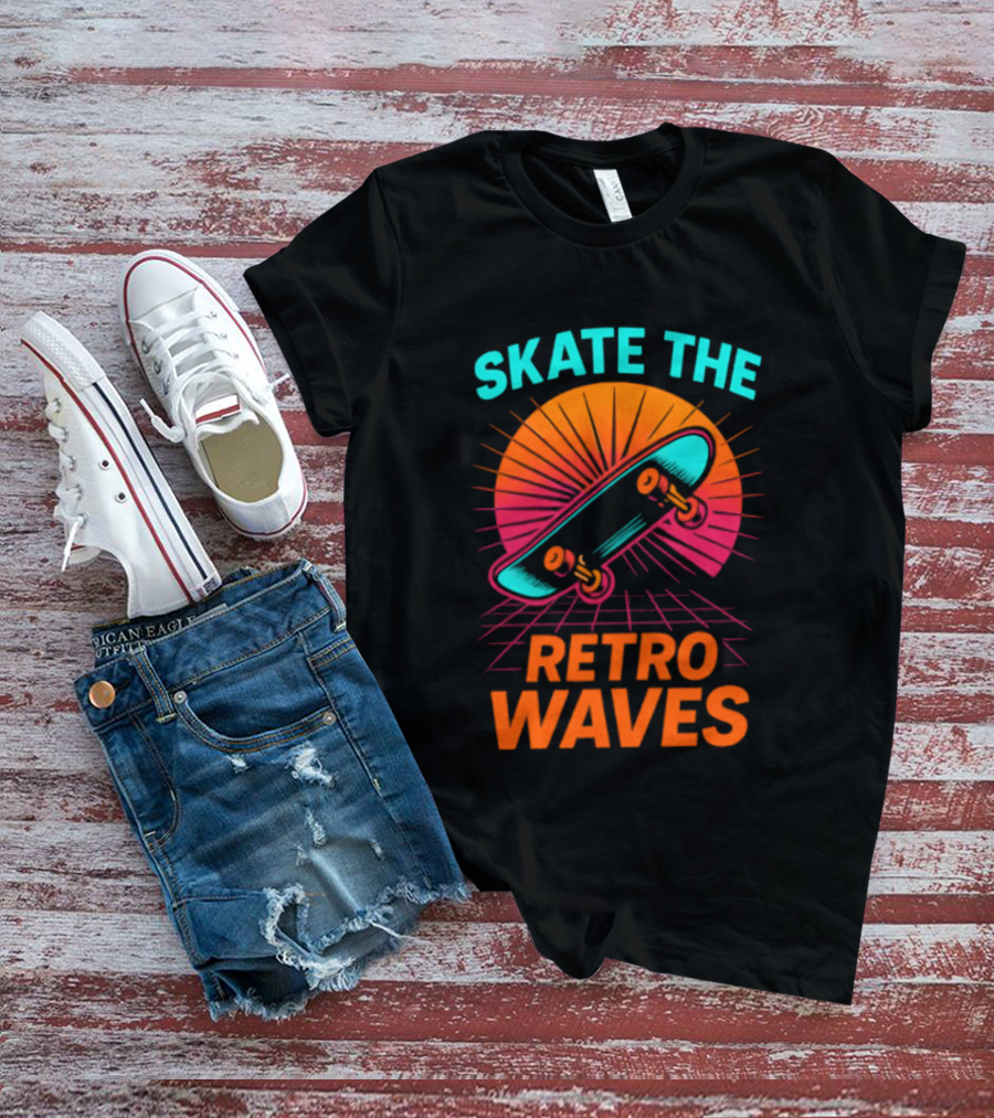Skate The Retro Waves T-Shirt