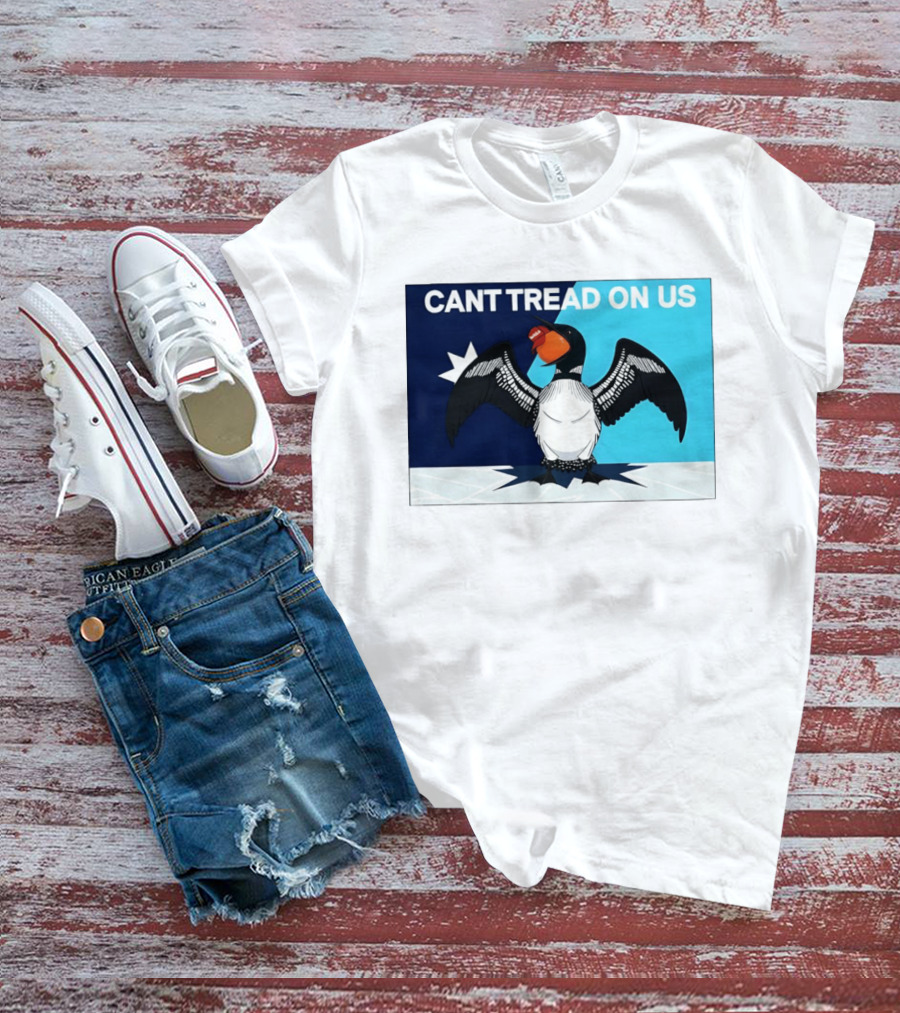Can't Tread On Us MN State Bird Loon Protest Star T-Shirt