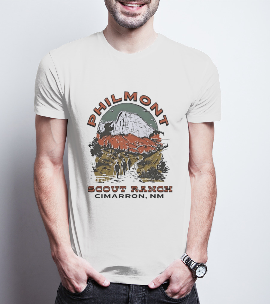Philmont Scout Ranch Cimarron NM Iconic Mountain Landscape Adventure T-Shirt