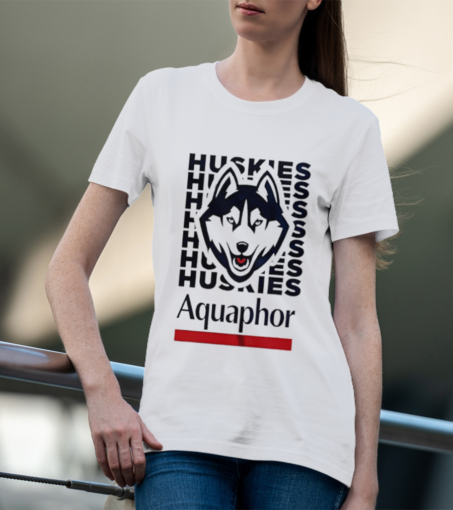 Uconn Huskies Basketball Aquaphor Huskies T-Shirt