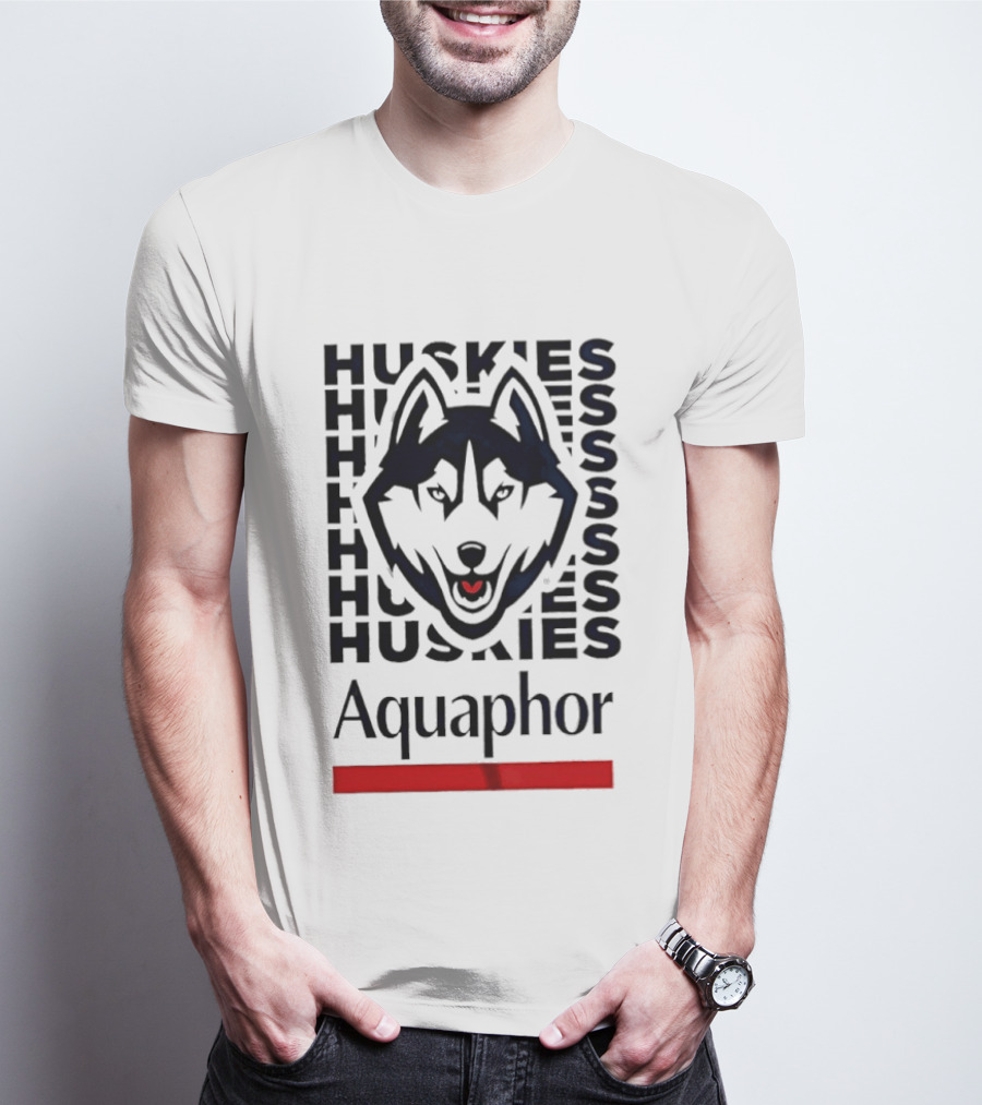 Uconn Huskies Basketball Aquaphor Huskies T-Shirt