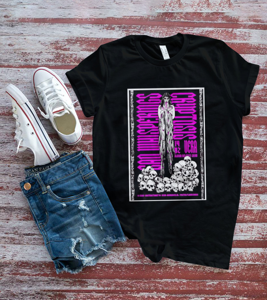 Sad Whisperings Cryptosis Album Release Show 14 02 Groningen Vera Skulls T-Shirt