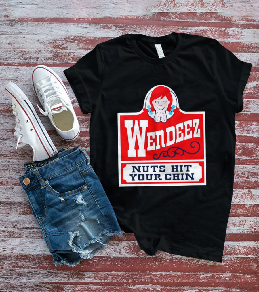 Wendeez Nuts Hit Your Chin Retro Fast Food T-Shirt