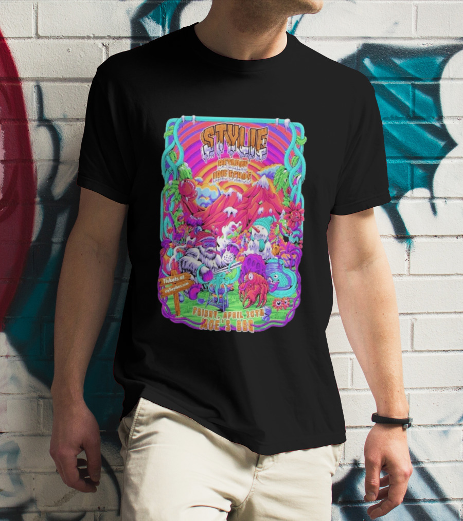 Stylie Beheading Idie Heads Live Moe's BBQ Englewood CO April 10 2026 T-Shirt