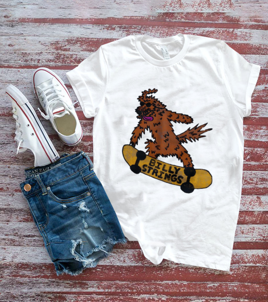 Billy Strings Skateboarding Dog T-Shirt