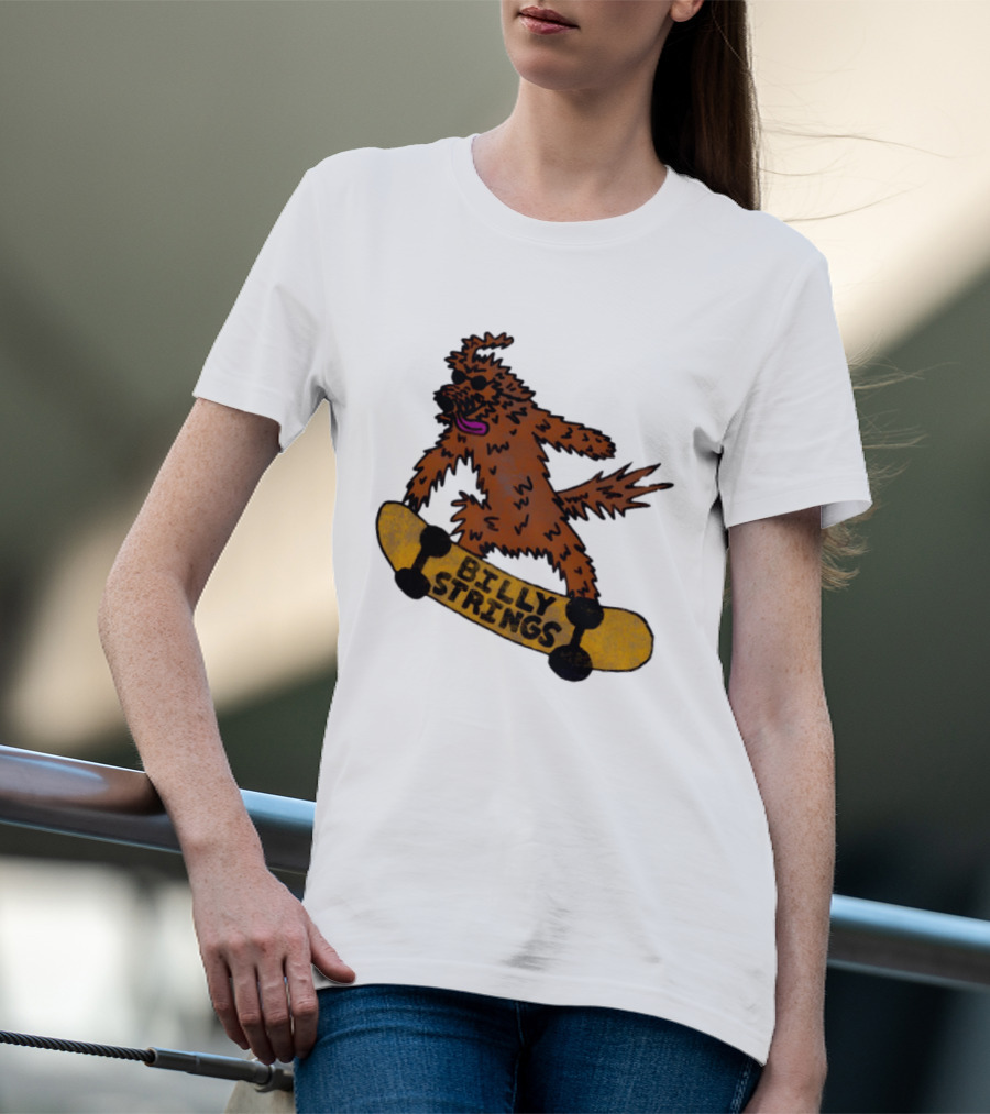 Billy Strings Skateboarding Dog T-Shirt