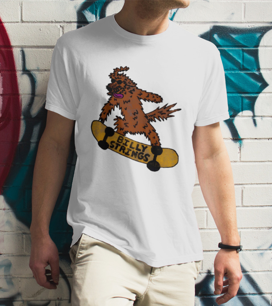 Billy Strings Skateboarding Dog T-Shirt