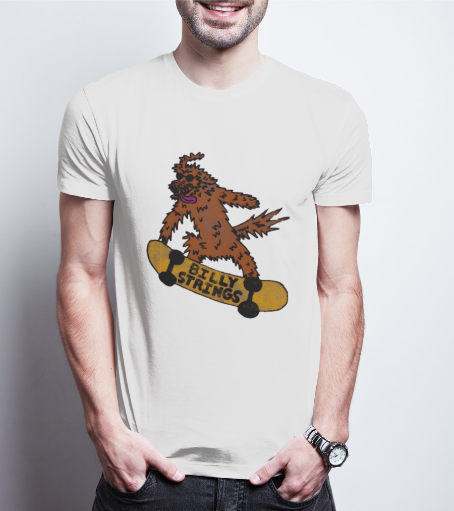 Billy Strings Skateboarding Dog T-Shirt