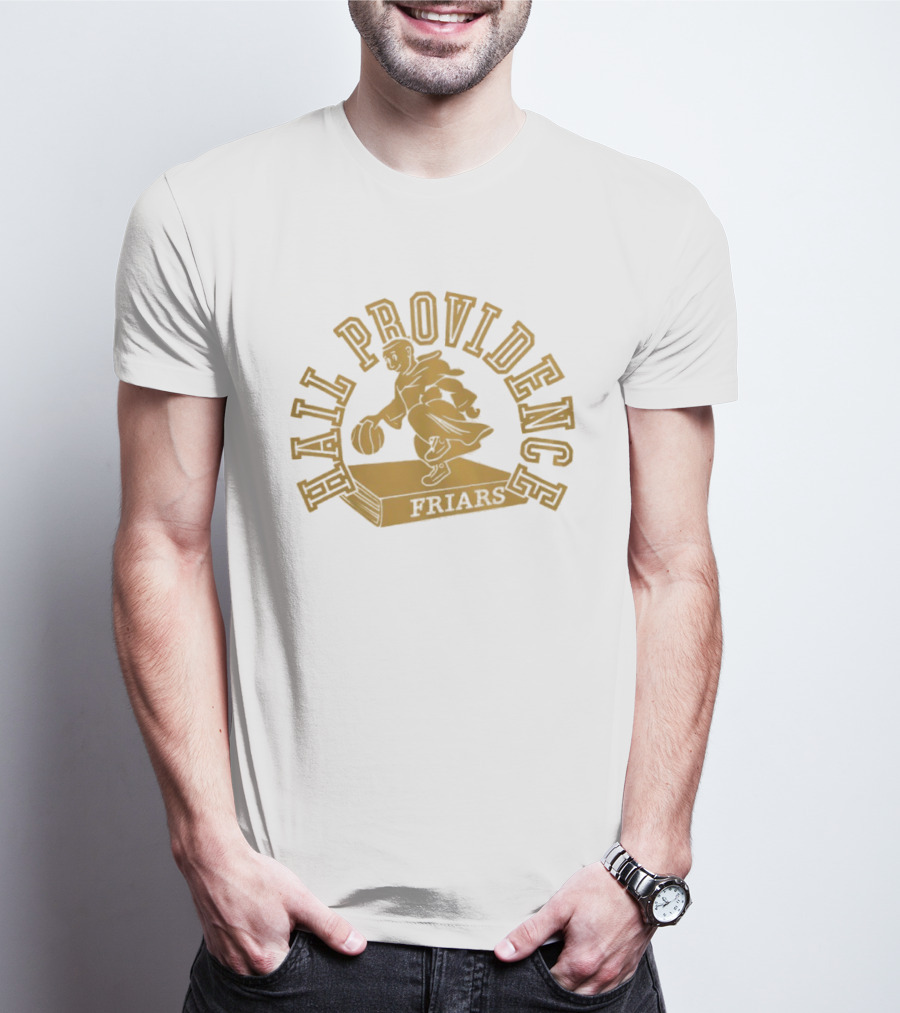 Hail Providence Friars Basketball Player Statue T-Shirt