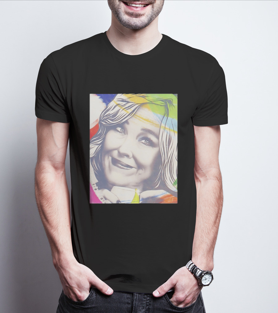 Catherine O'Hara Pop Art Style With Colorful Brushstrokes T-Shirt