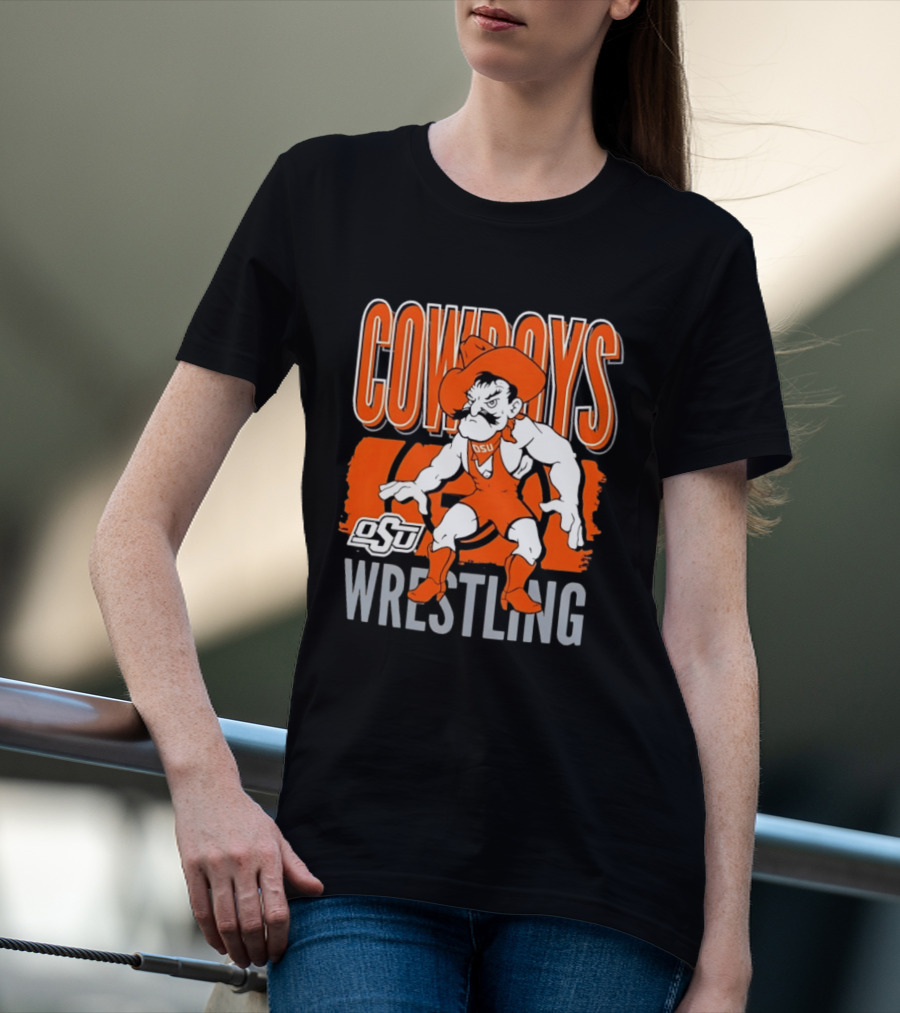 Cowboys OSU Wrestling Oklahoma State T-Shirt