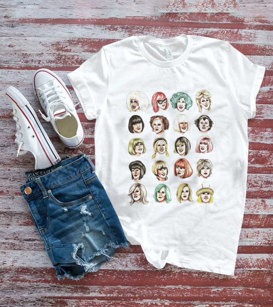 Wigs Of Moira Rose Iconic Hairstyles Collection T-Shirt
