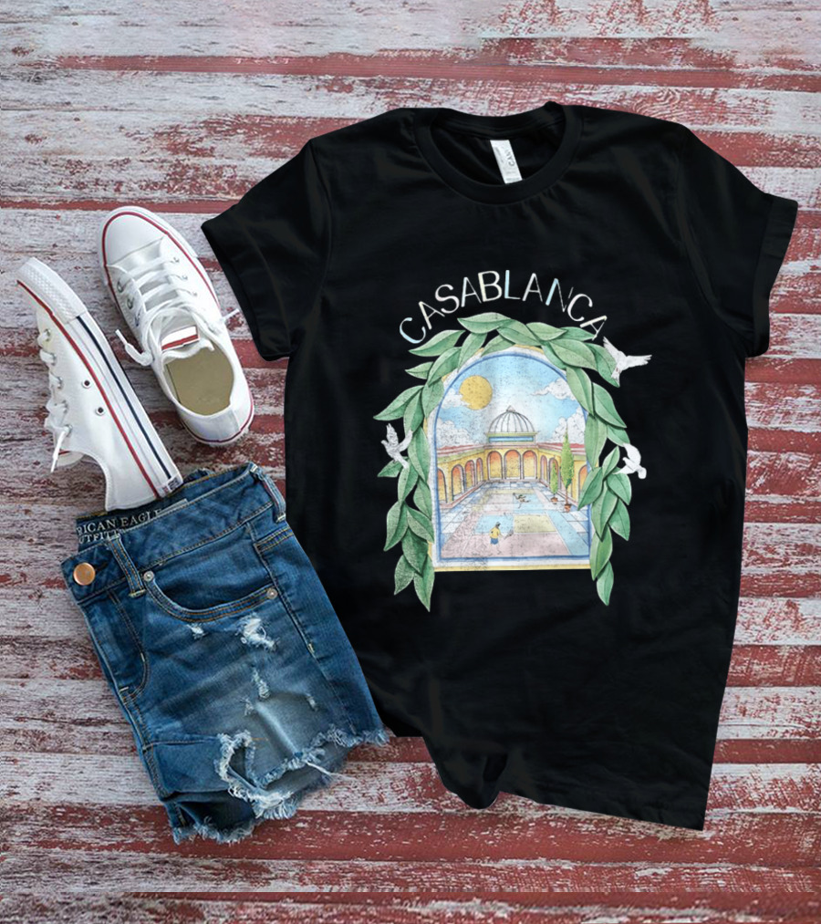 Casablanca L'Arche De Tennis Courtyard T-Shirt