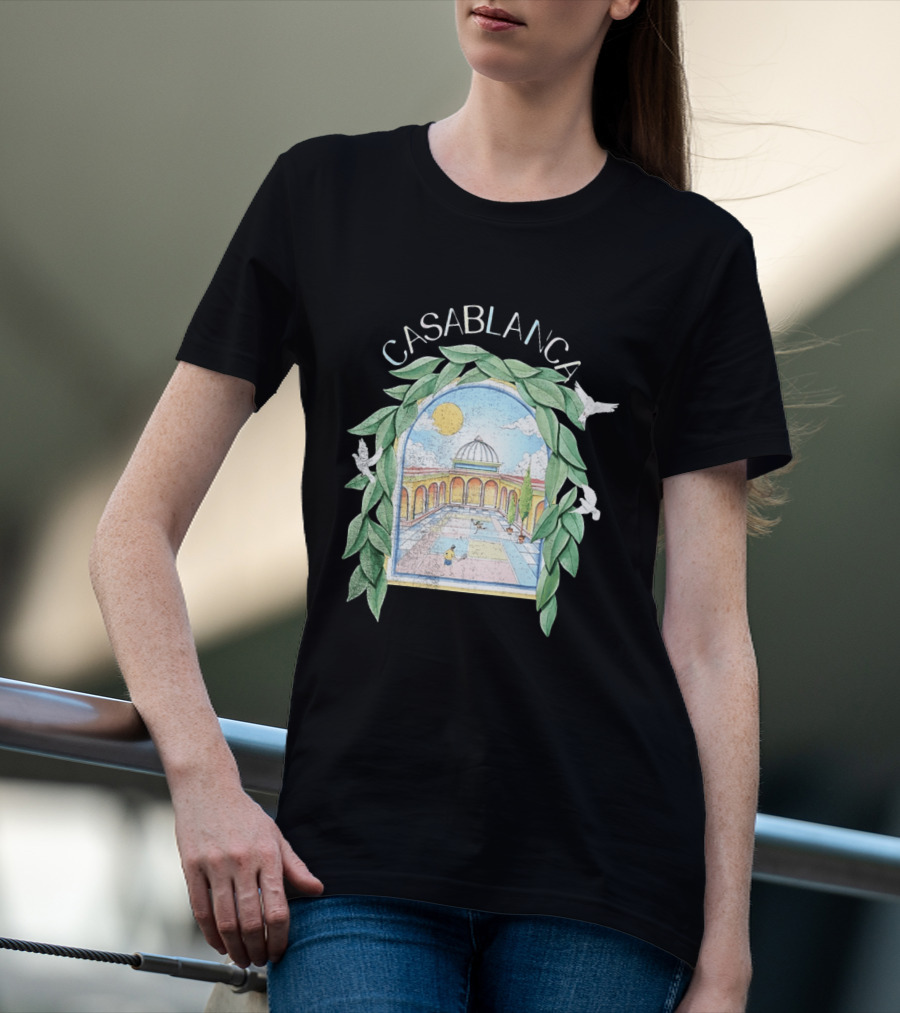 Casablanca L'Arche De Tennis Courtyard T-Shirt
