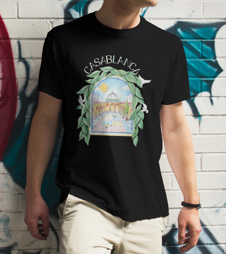 Casablanca L'Arche De Tennis Courtyard T-Shirt