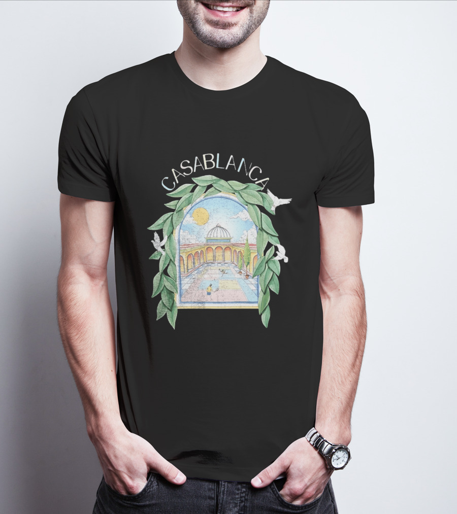 Casablanca L'Arche De Tennis Courtyard T-Shirt