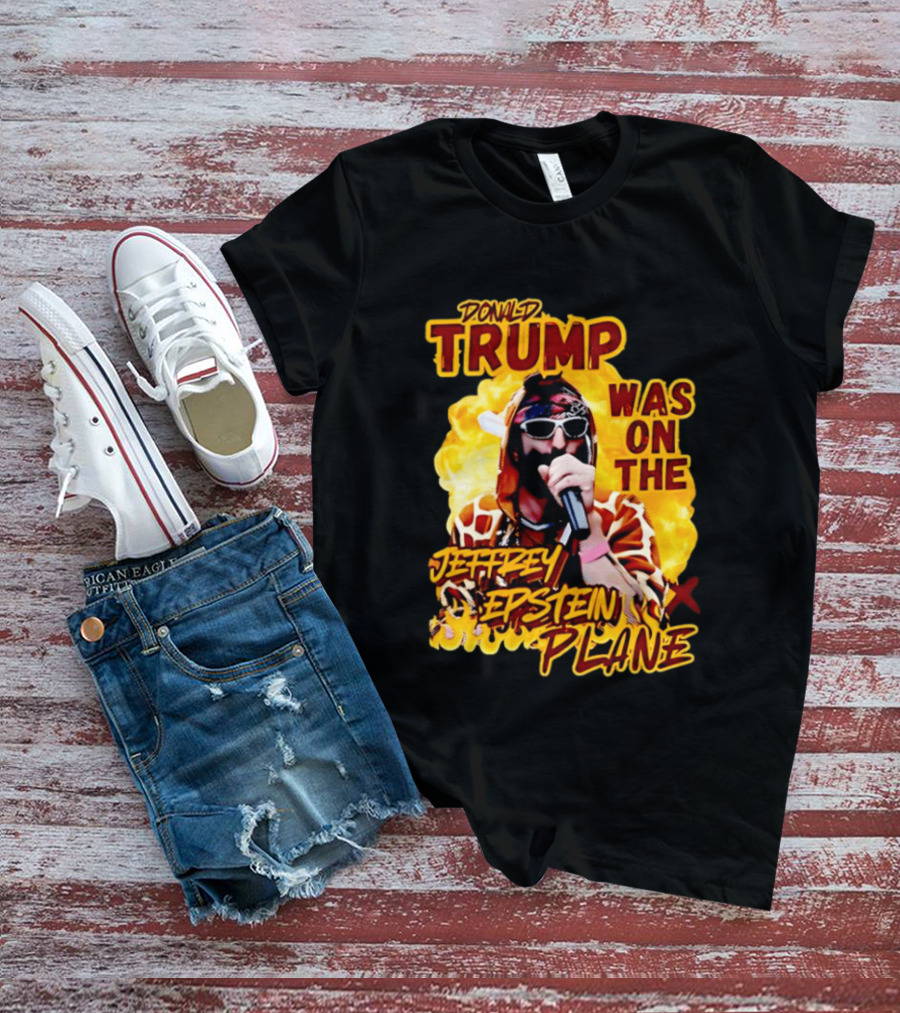 Donald Trump Was On The Jeffrey Epstein Plane Karaoke Costume T-Shirt