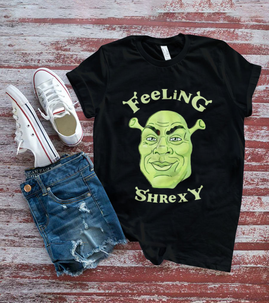Feeling Shrexy Meme Character Face T-Shirt
