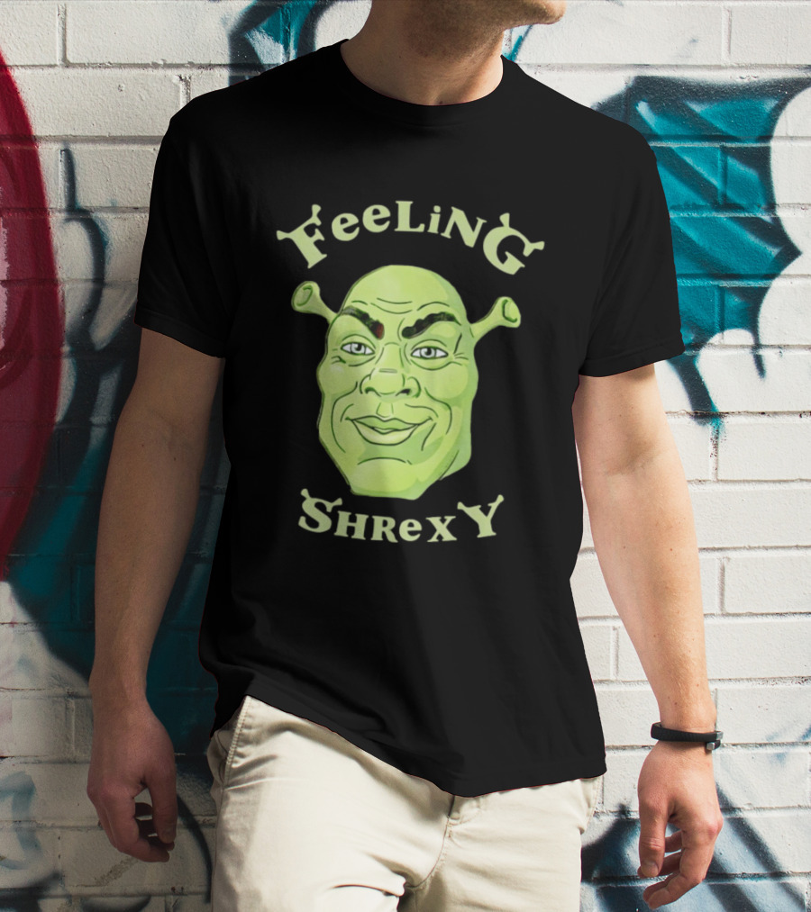 Feeling Shrexy Meme Character Face T-Shirt