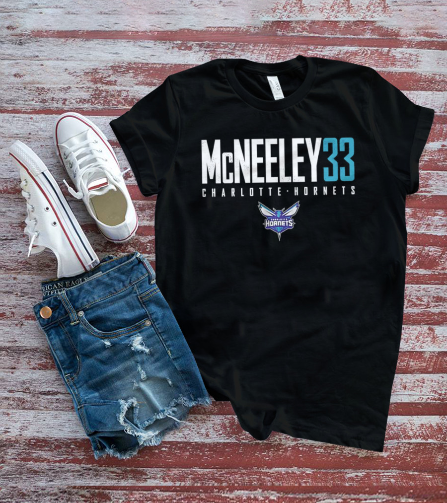 Liam McNeeley 33 Charlotte Hornets Basketball McNeeley 33 T-Shirt