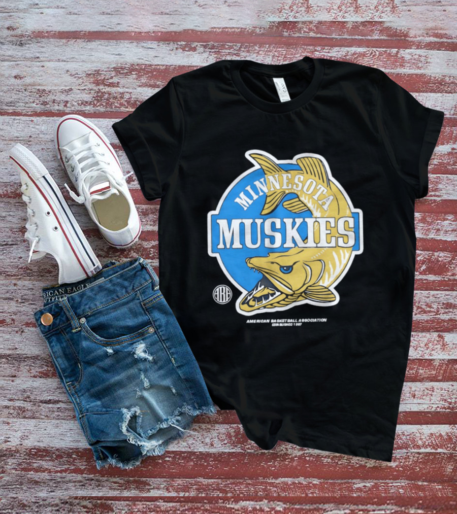 Minnesota Muskies ABA 1967 Vintage Team T-Shirt