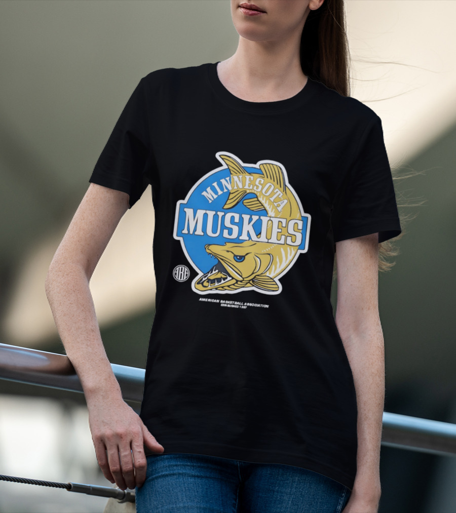 Minnesota Muskies ABA 1967 Vintage Team T-Shirt