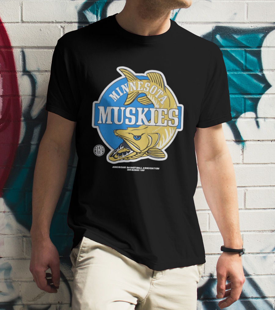 Minnesota Muskies ABA 1967 Vintage Team T-Shirt