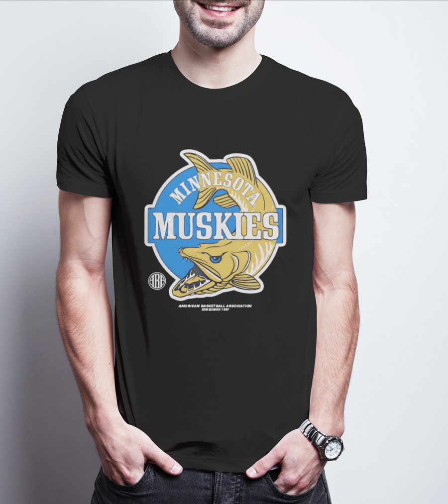 Minnesota Muskies ABA 1967 Vintage Team T-Shirt