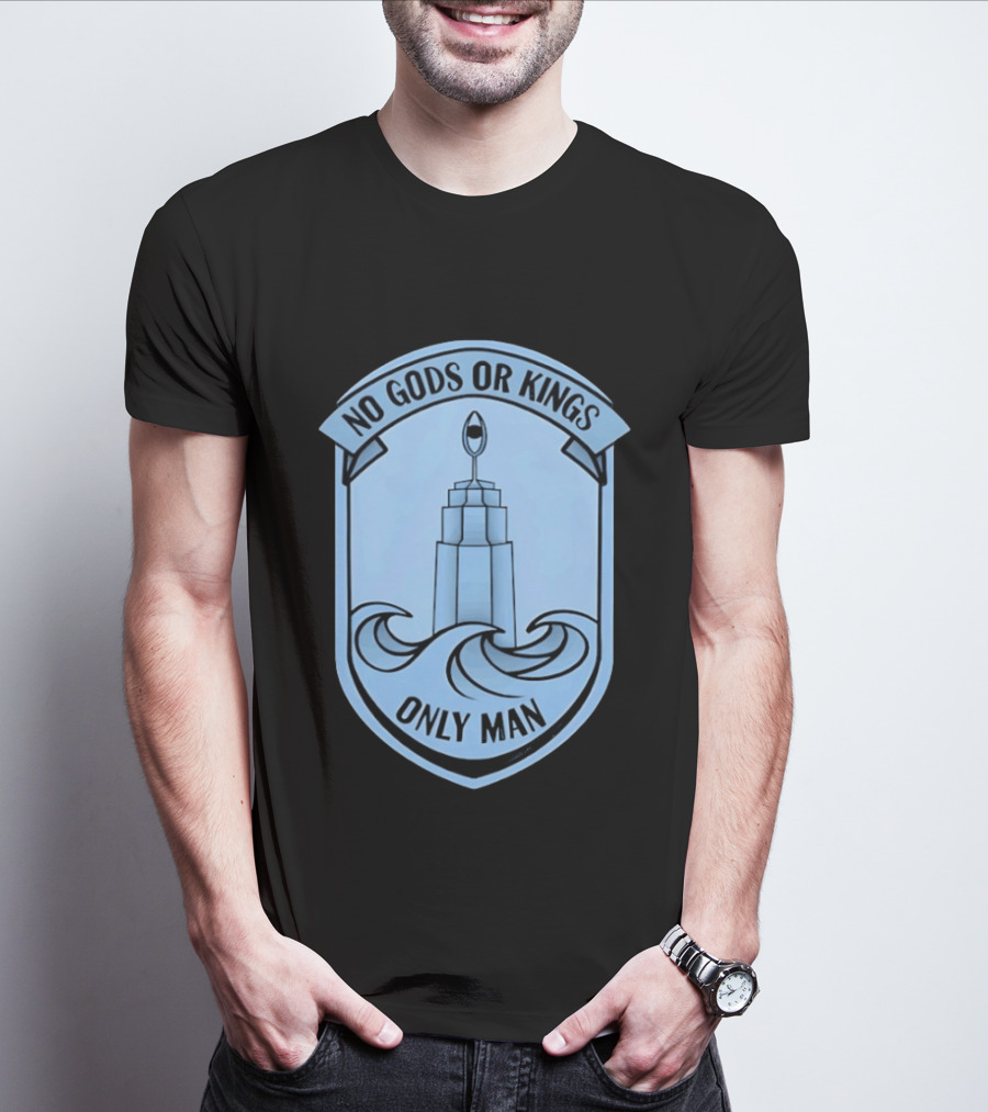 Bioshock No Gods Or Kings Only Man Rapture Lighthouse Crest T-Shirt