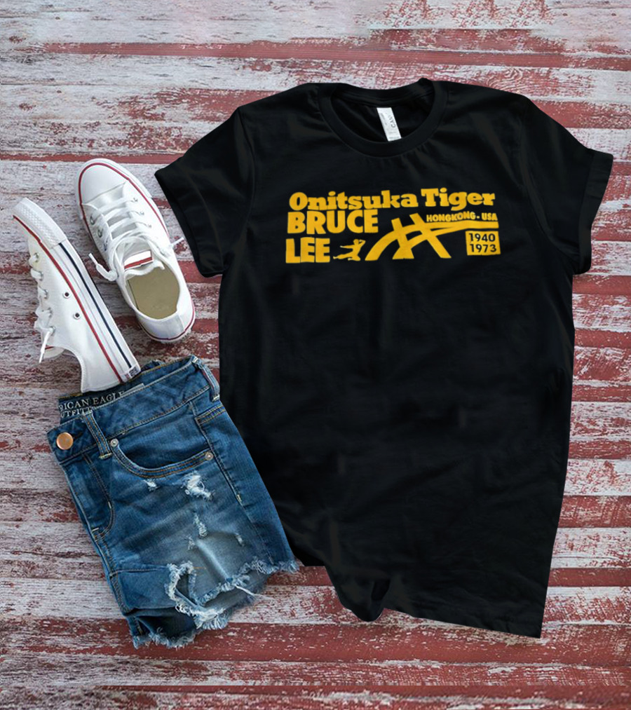 Onitsuka Tiger Bruce Lee Hongkong USA 1940 1973 T-Shirt