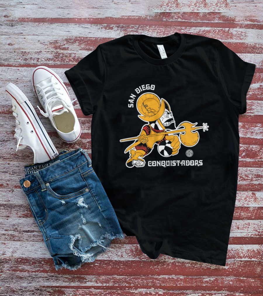 San Diego Conquistadors ABA Retro Basketball Team T-Shirt