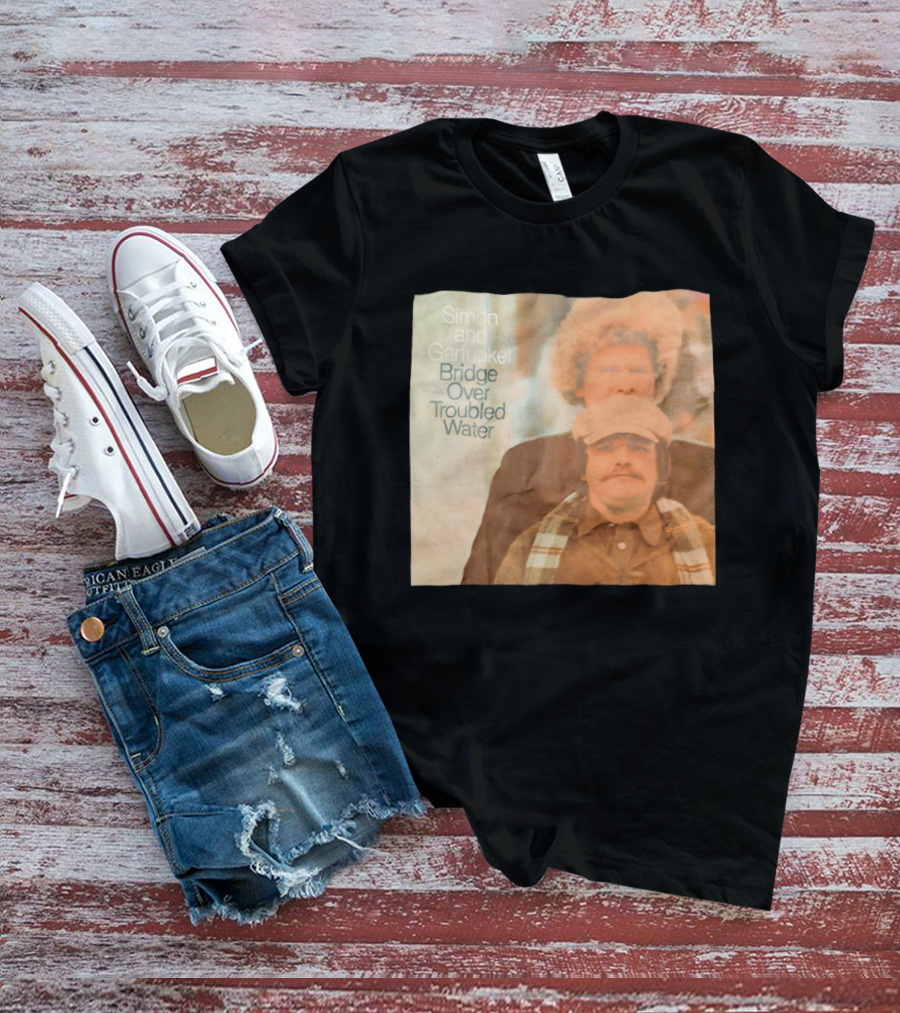 Simon And Garfunkel Bridge Over Troubled Water Album Cover T-Shirt
