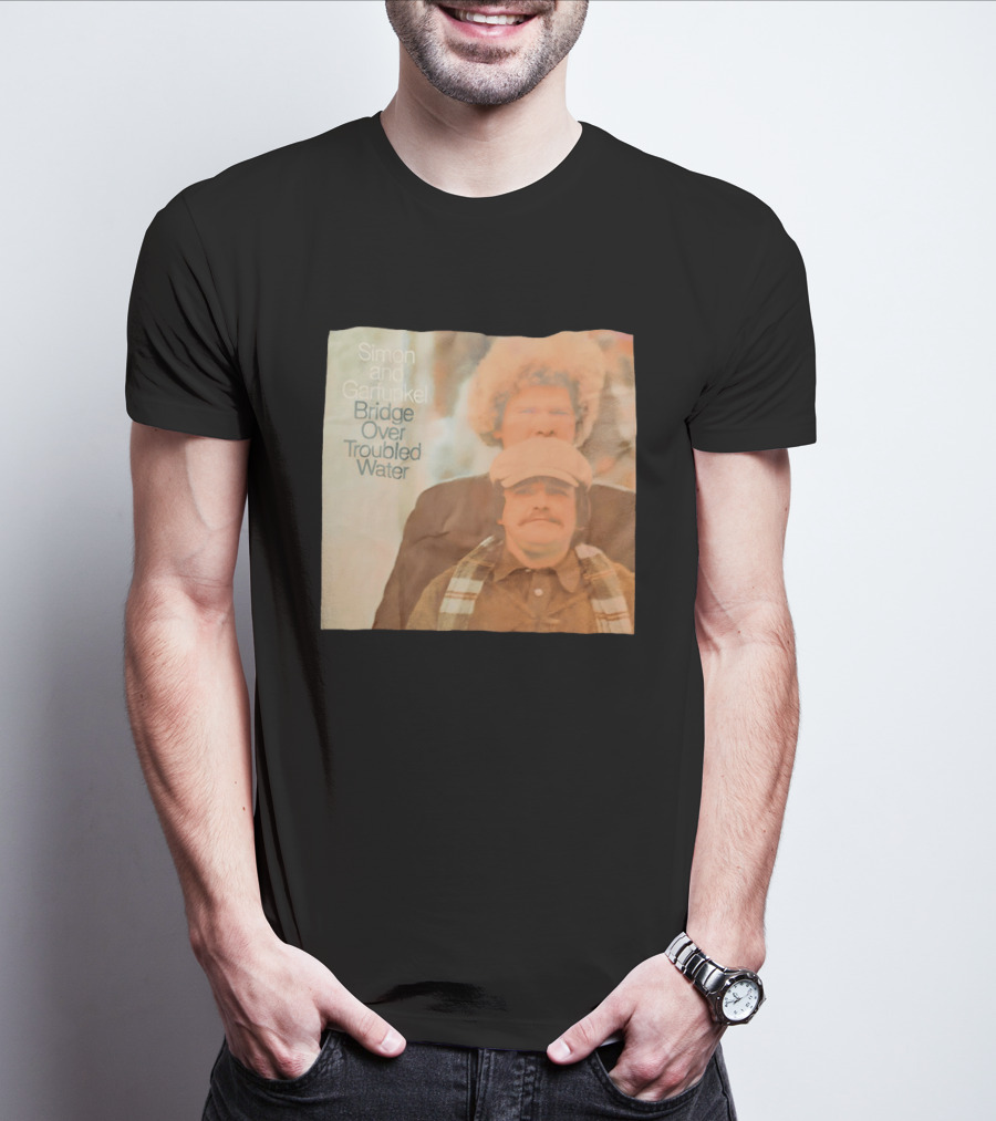 Simon And Garfunkel Bridge Over Troubled Water Album Cover T-Shirt