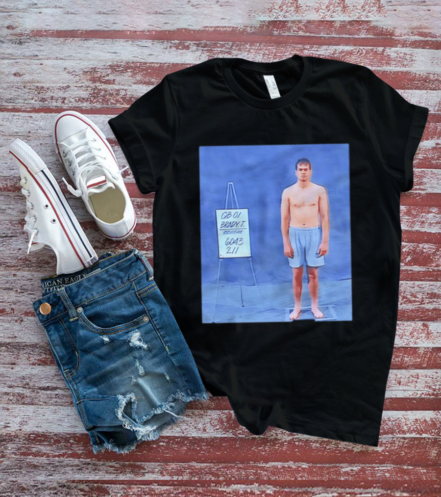 QB 01 Brady Combine 6043 211 New England Patriots T-Shirt