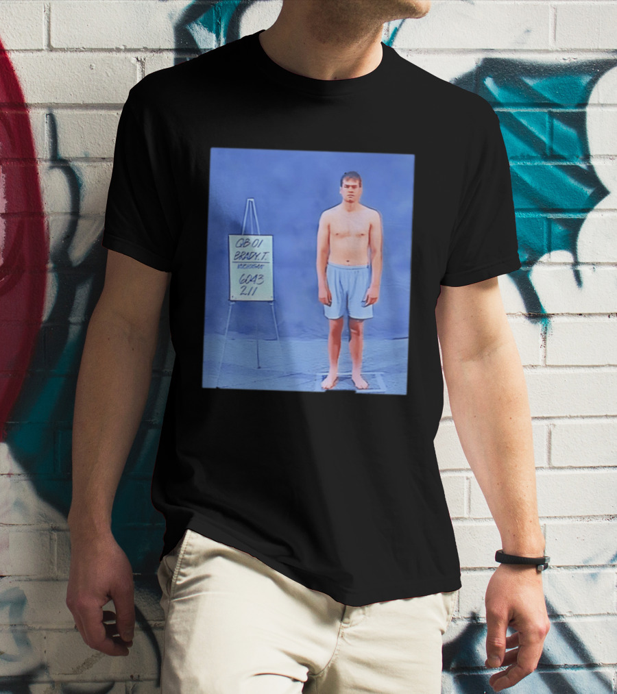 QB 01 Brady Combine 6043 211 New England Patriots T-Shirt