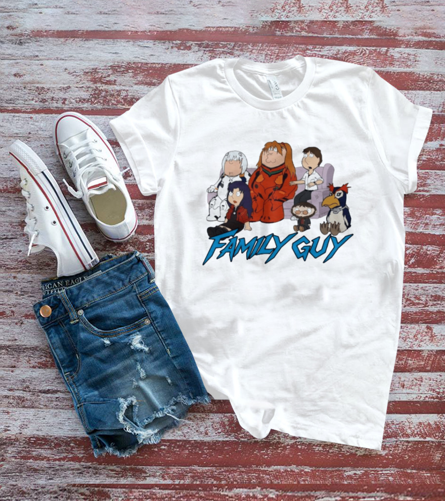 Family Guy Characters Anime T-Shirt