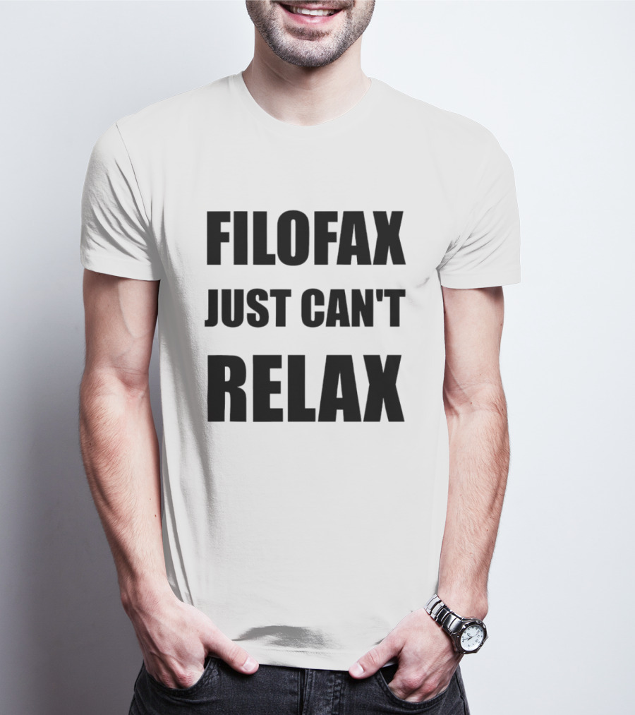 FILOFAX Just Can't Relax T-Shirt
