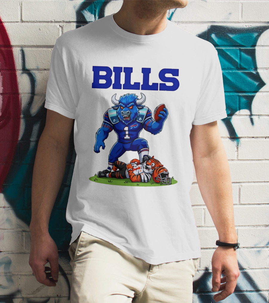 Buffalo Bills Dominating Victory Over Cincinnati Bengals Football Rivalry T-Shirt