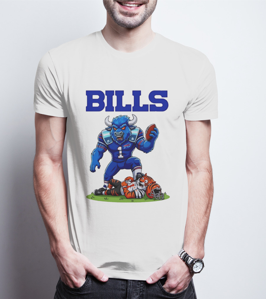 Buffalo Bills Dominating Victory Over Cincinnati Bengals Football Rivalry T-Shirt