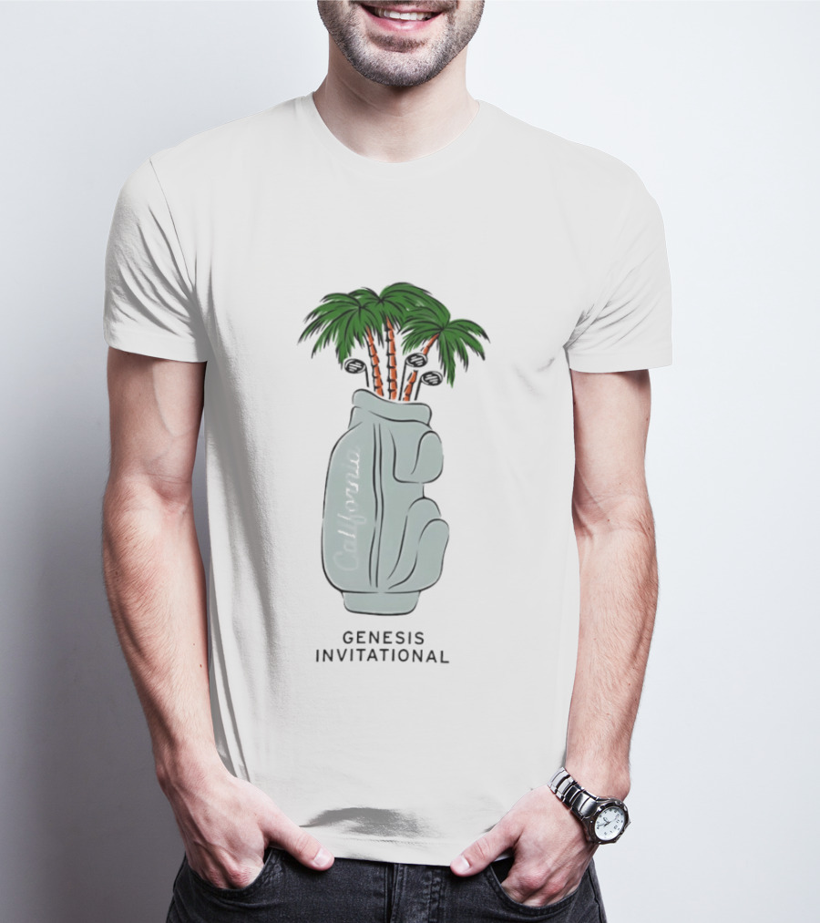 Genesis Invitational California Golf Bag Palms T-Shirt