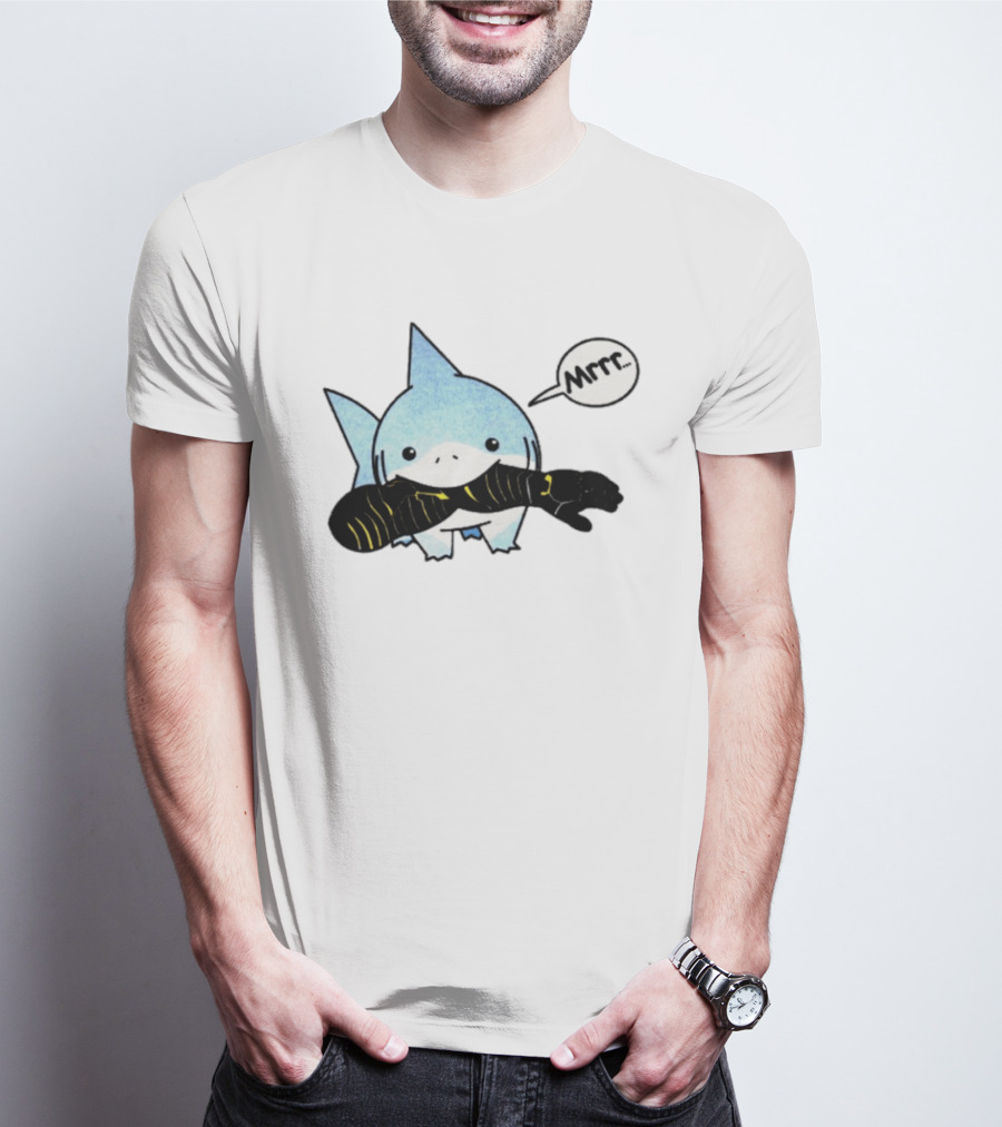 Jeff The Land Shark Mrrr Thunderbolts Eating Arm T-Shirt