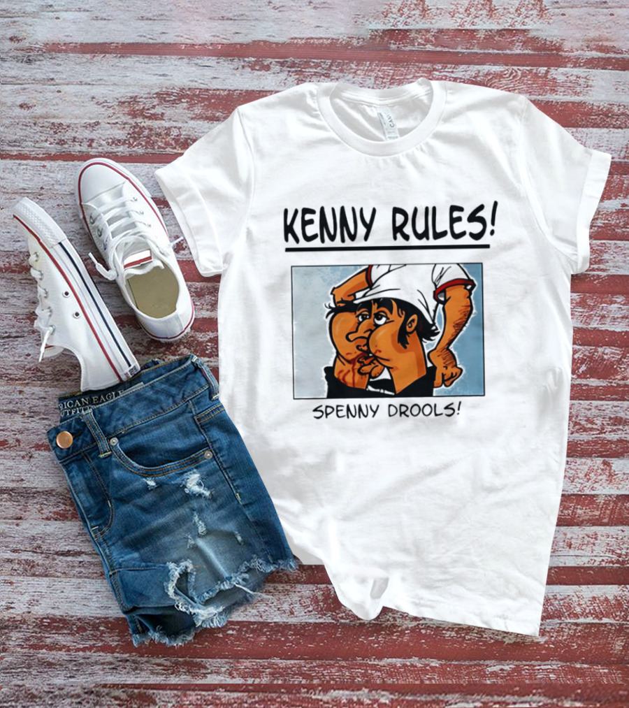 Kenny Rules Spenny Drools Cartoon Rivalry T-Shirt