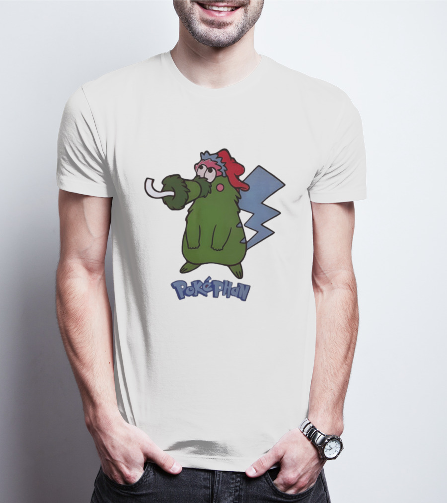 Philadelphia Phillies Pokephan Pikachu Phanatic Collaboration T-Shirt