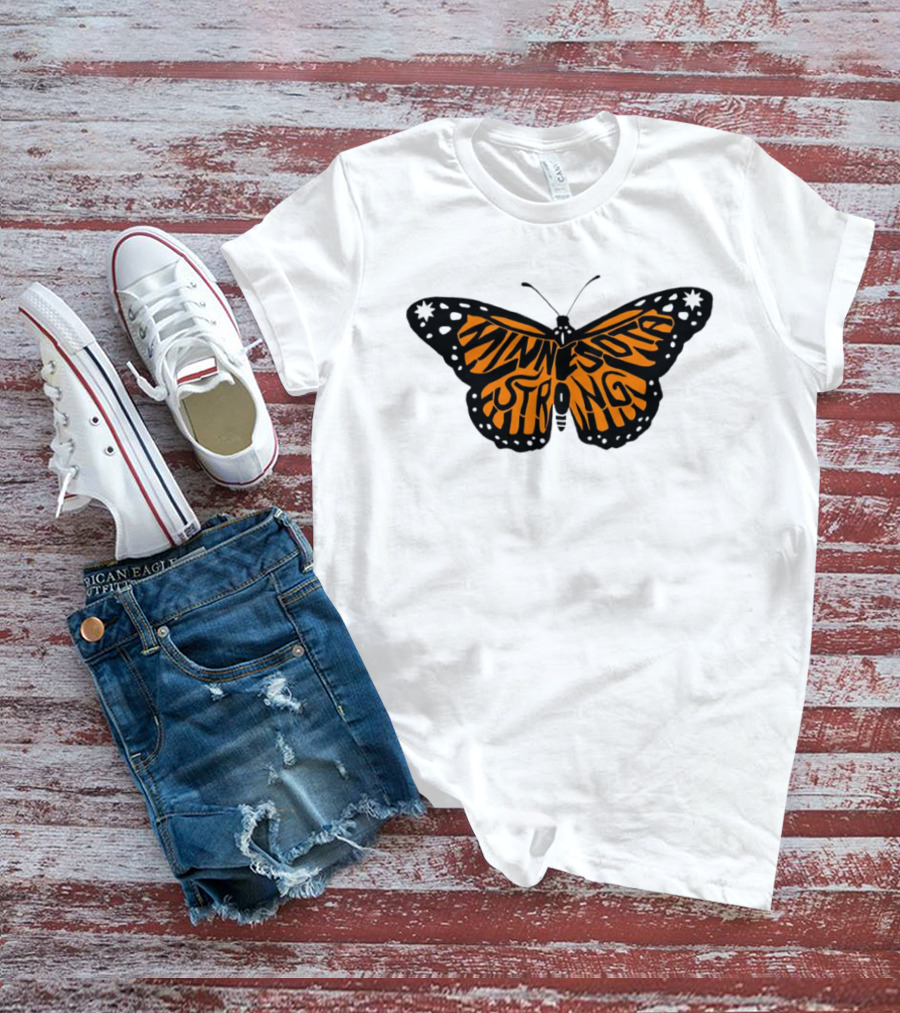 Minnesota Strong Monarch Butterfly Pride T-Shirt