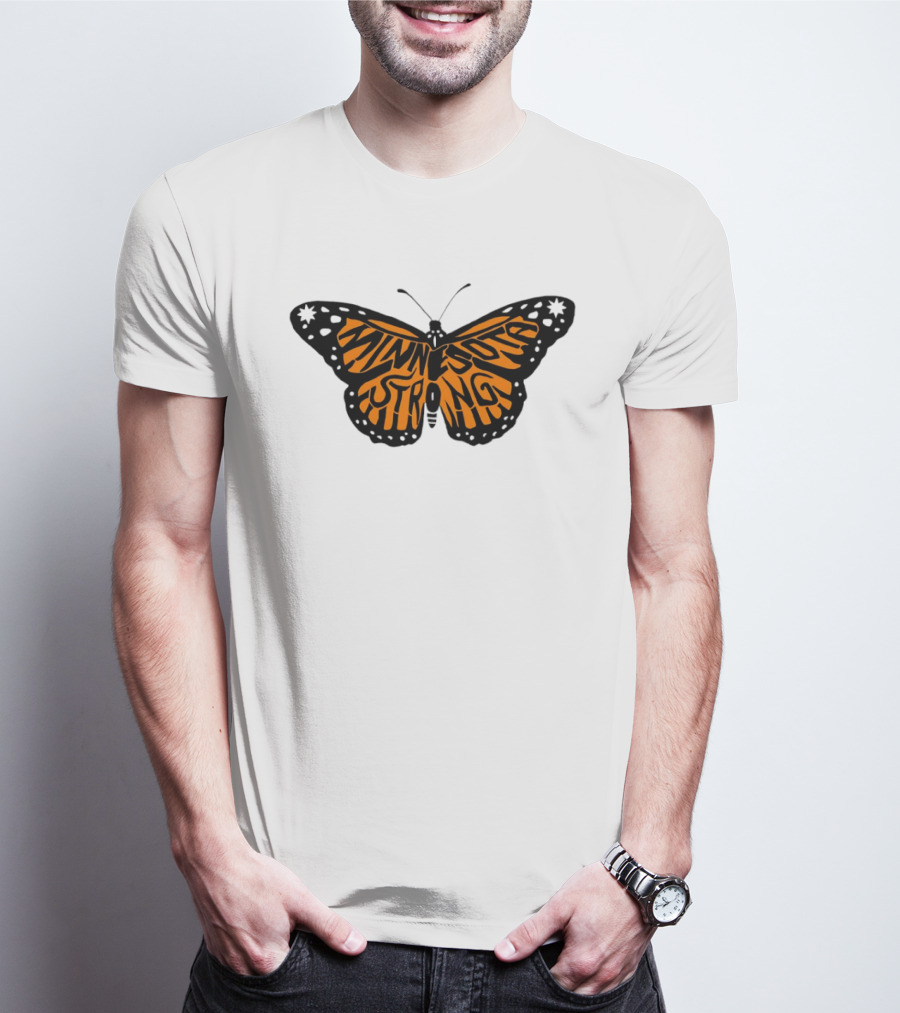 Minnesota Strong Monarch Butterfly Pride T-Shirt