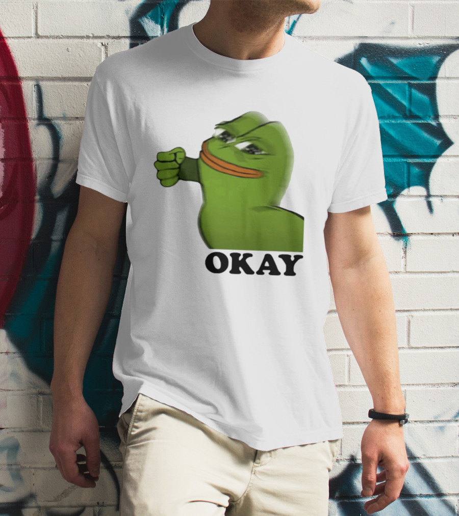 Okay Pepe Frog Punching Nazis Kid T-Shirt