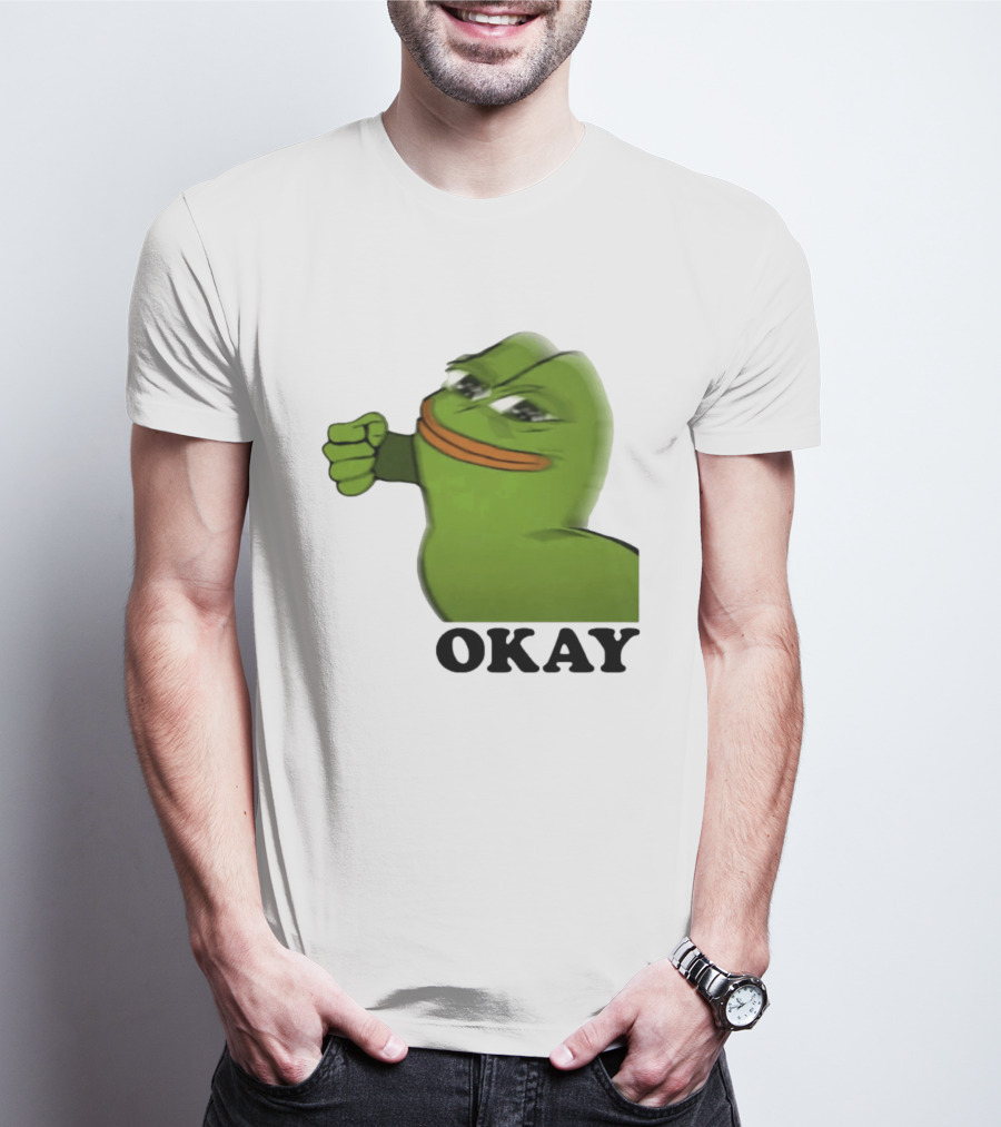 Okay Pepe Frog Punching Nazis Kid T-Shirt