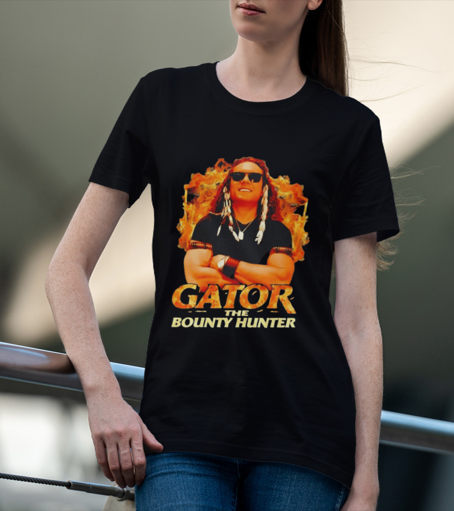 Gator The Bounty Hunter Flame T-Shirt