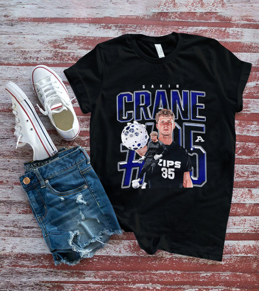 Gavin Crane Akron Zips Soccer #35 NCAA '26 T-Shirt