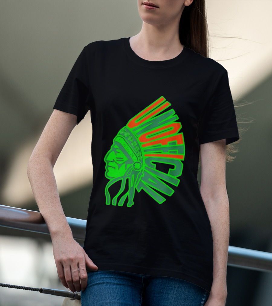 Illinois Fighting Illini Unofficial St. Patrick's Day Chief Illiniwek T-Shirt